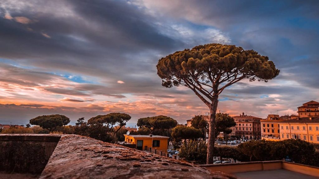 Le village Frascati aux alentours de Rome