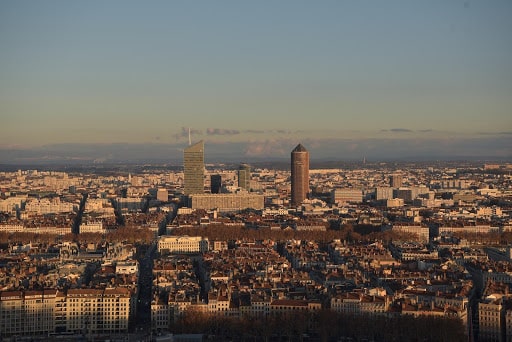 vue panoramique de Lyon pour un voyage de 6 jours