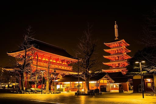 que faire à Tokyo en 5 jours bâtiments asiatiques