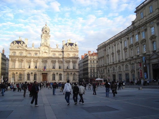 La place des Terreaux à Lyon