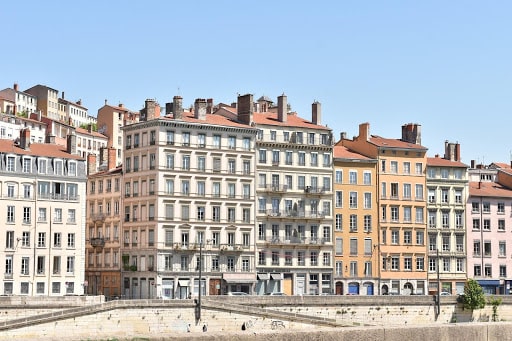 La colline de la Croix-Rousse à Lyon le dimanche
