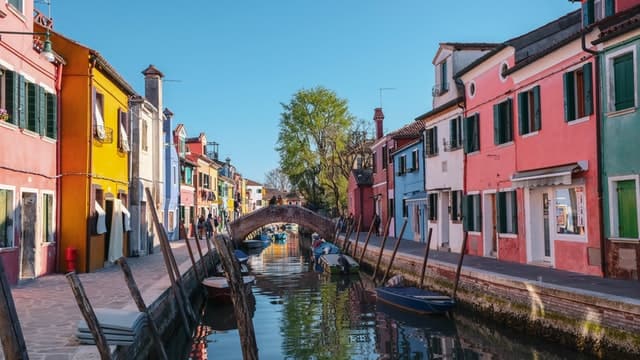 L’île de Burano proche de Venise