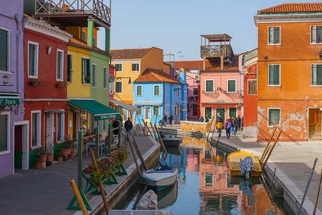 L’île de Burano près de Venise à visiter en famille