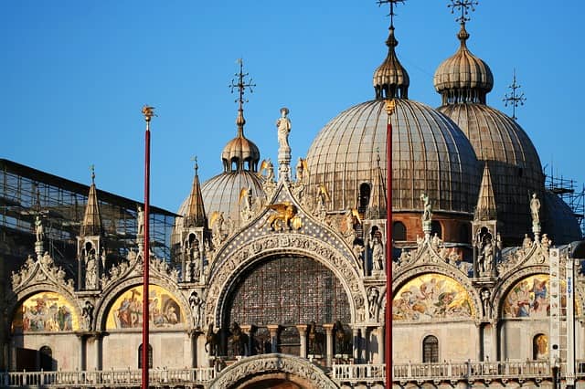 Le campanile de la basilique Saint-Marc à Venise