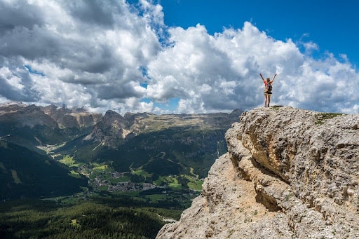 escalade d'une falaise à Annecy