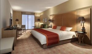 Une chambre de l'un des meilleurs hôtels de Lyon