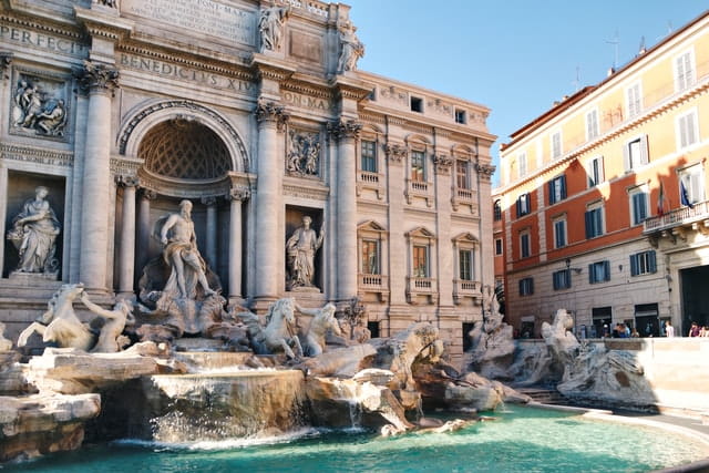 La Fontaine de Trevi à Rome