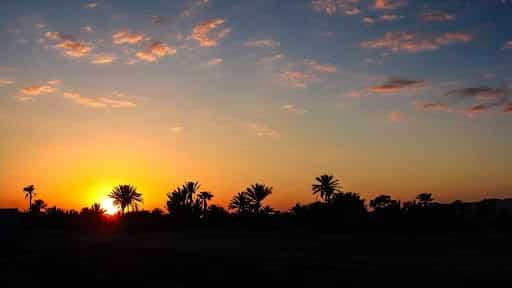 Coucher de soleil à Marrakech
