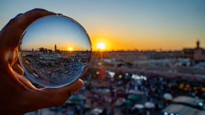 Coucher de soleil à Marrakech