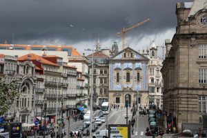 Porto sous la pluie
