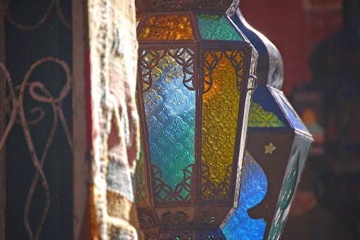 Lampe marocaine à Marrakech