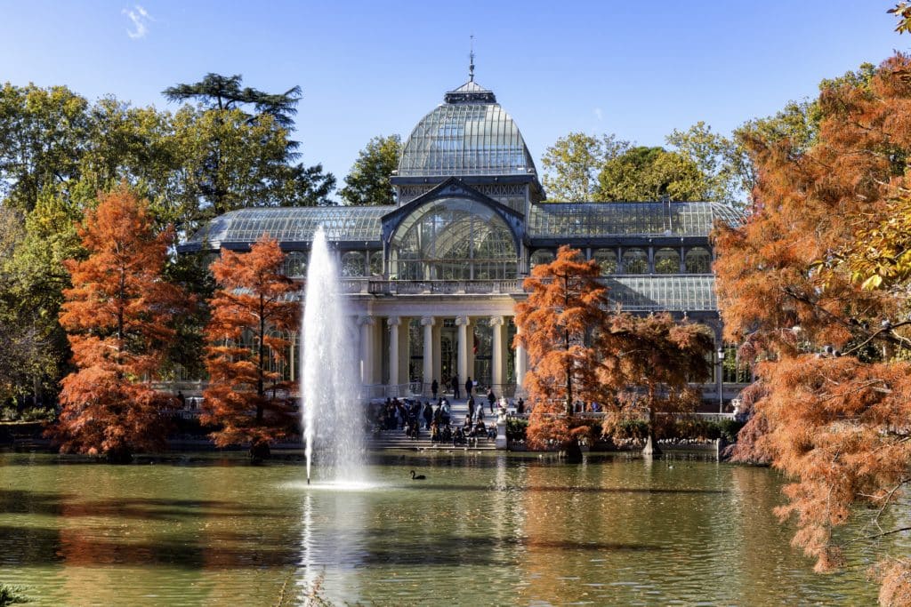 Le jardin du palais à Porto