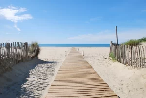 La magnifique plage de Montpellier