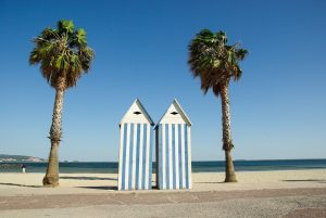 Une plage agréable