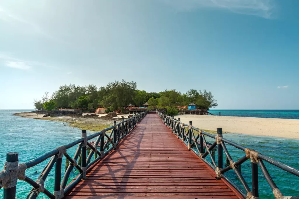 La plage de la prison Island Beach