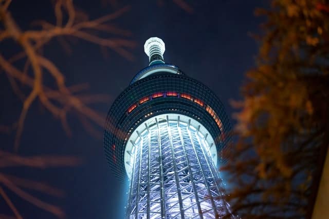 La tour Skytree à Tokyo