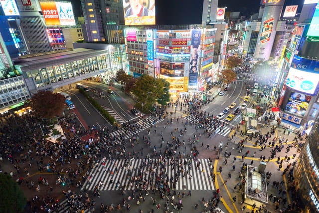 l'atypique carrefour Shibuya à Tokyo