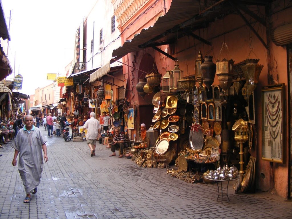 Visiter les souks quand il pleut à Marrakech