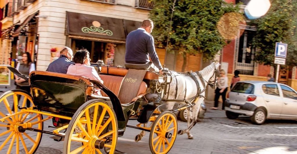 balade en calèche à Séville en amoureux