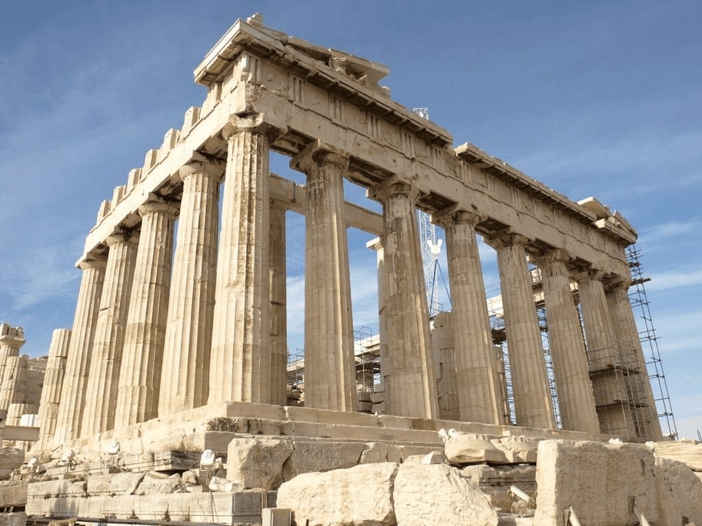 Le Parthénon à Athènes