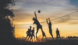 volley sur la plage à Barcelone