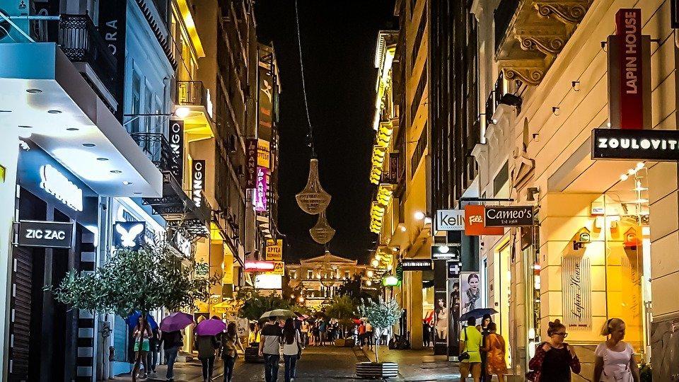 vie nocturne à Athènes
