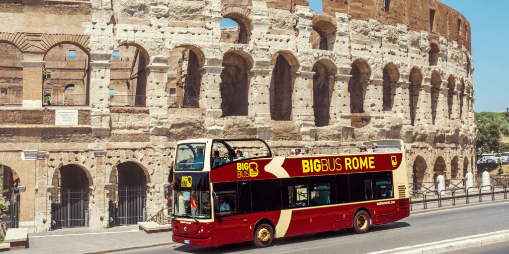 parcourir rome en Bus