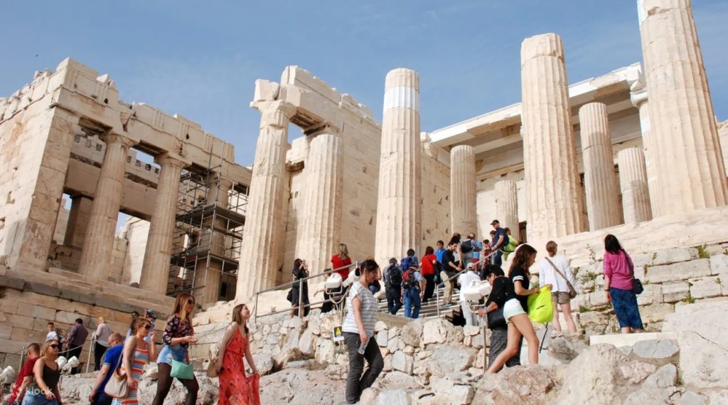visite de l'acropole