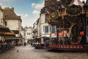Dijon quand il pleut