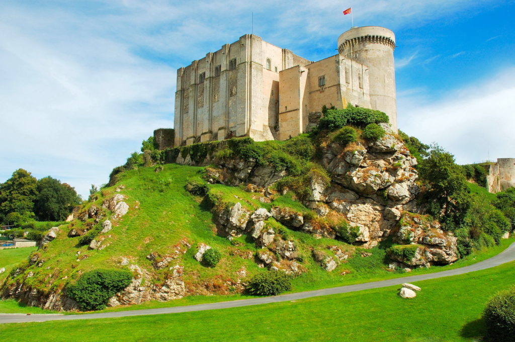 le château de falaise dans le calvados