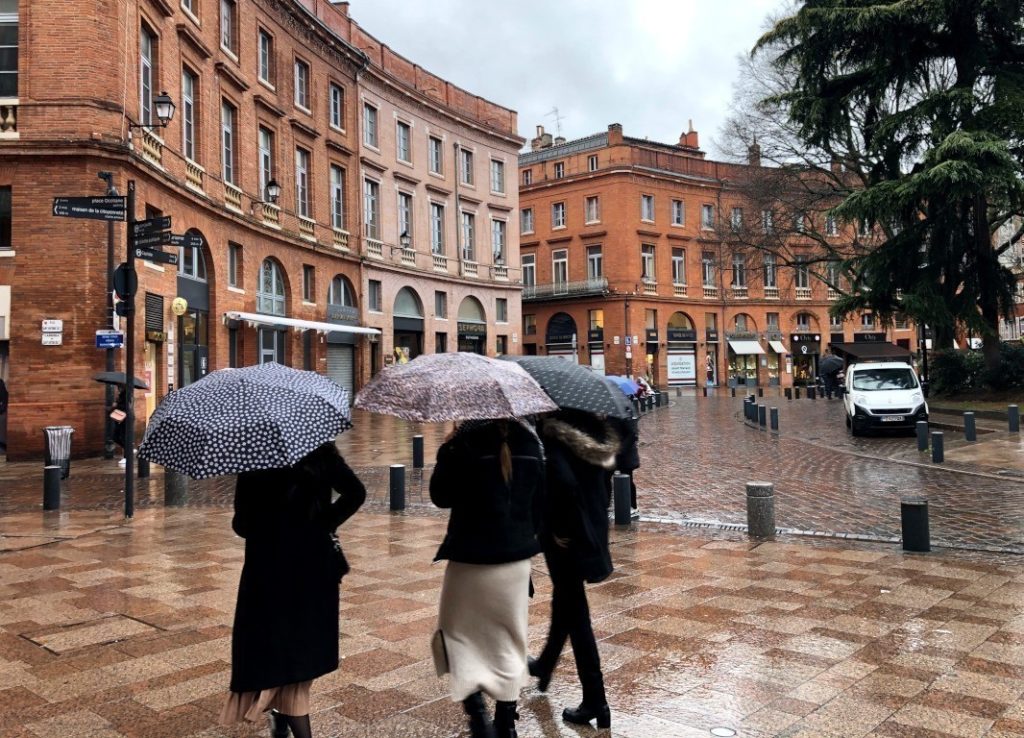 Toulouse un jour de pluie