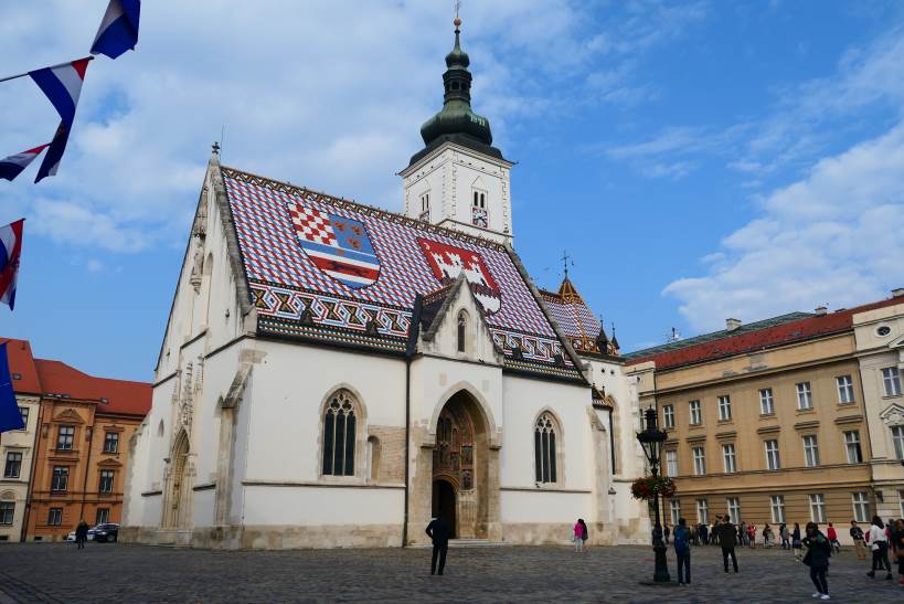 L'église Saint Marc de Zagreb