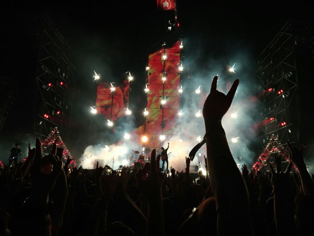 concert de rock à Berlin