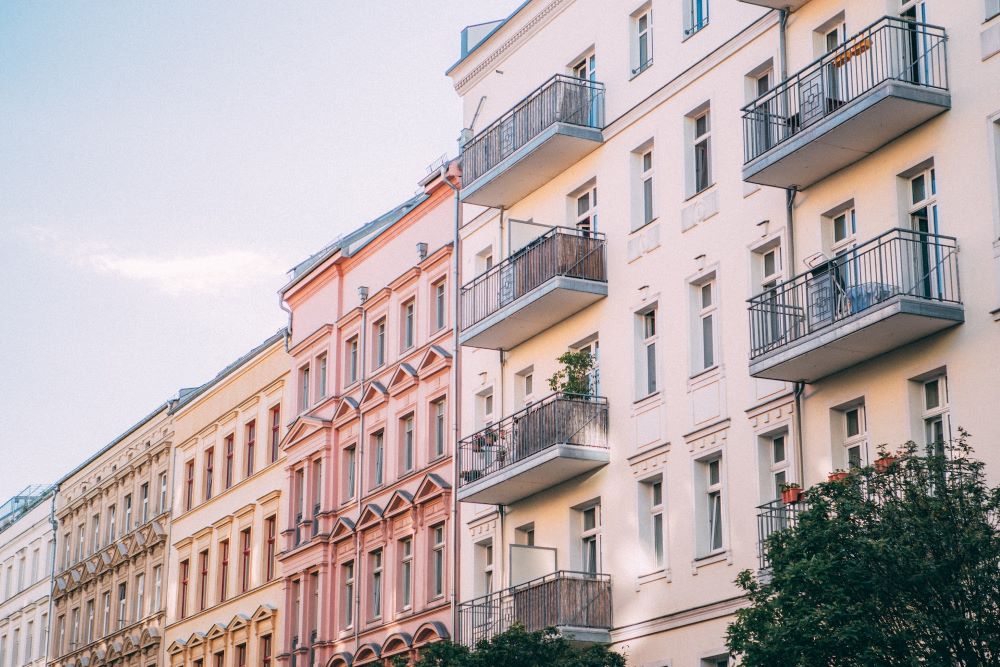 logements dans les rues de Berlin