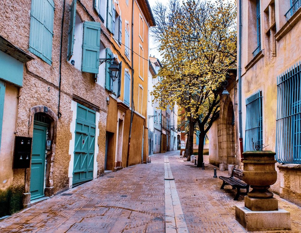 rue piétonne Aix en Provence