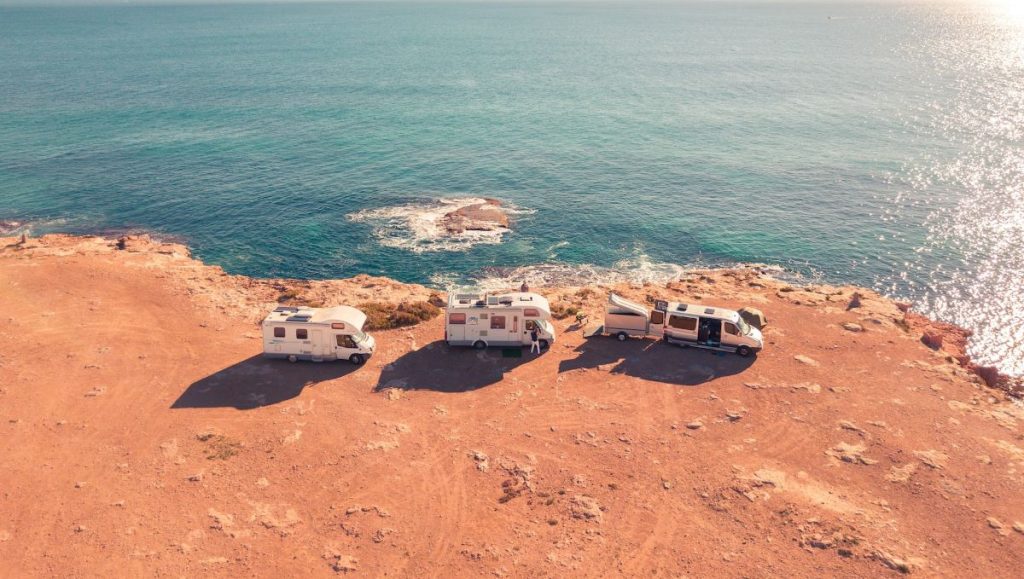 vacances en camping car bord de mer