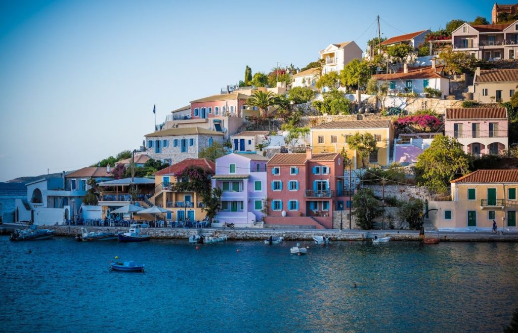 village en Grèce sous le soleil