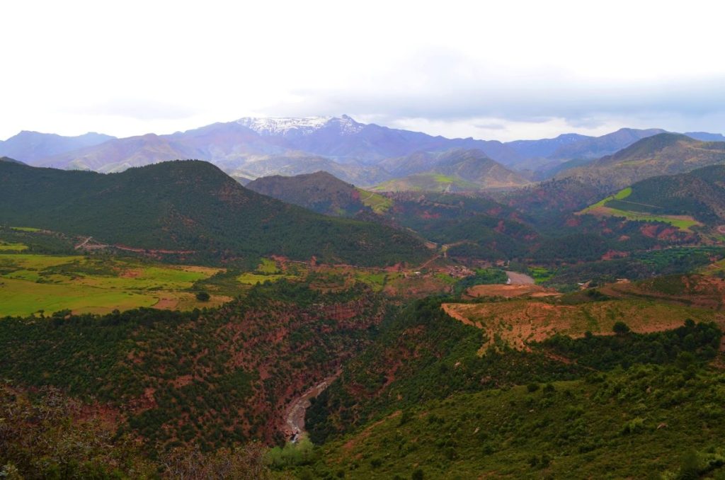 montagnes atlas marocain