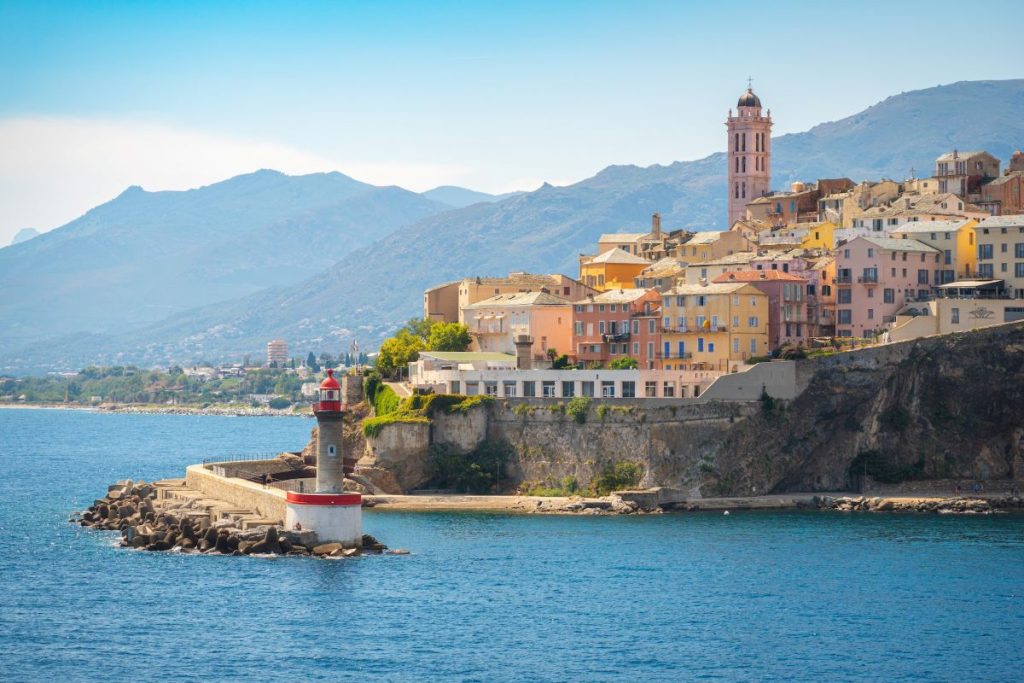 Bastia en bord de mer