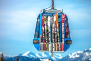 cabine téléphérique à Tignes