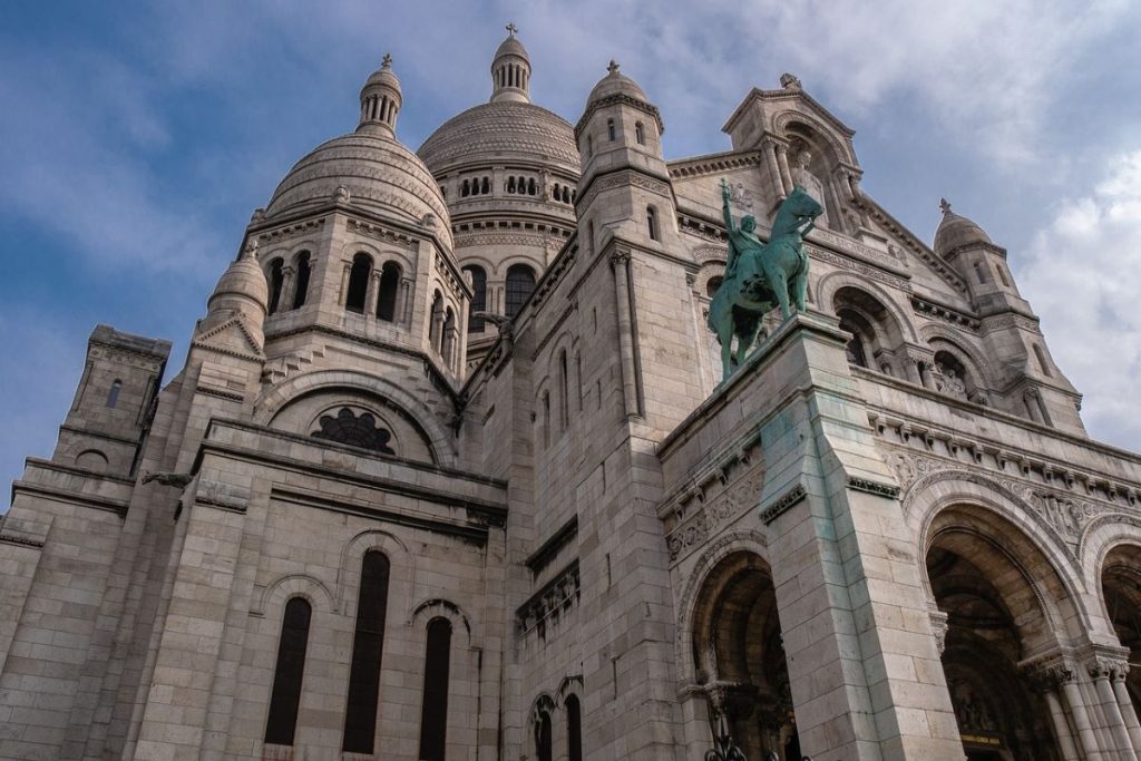 Paris Basilique de Sacré Coeur quartier Montmartre