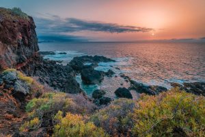 coucher de soleil à Tenerife