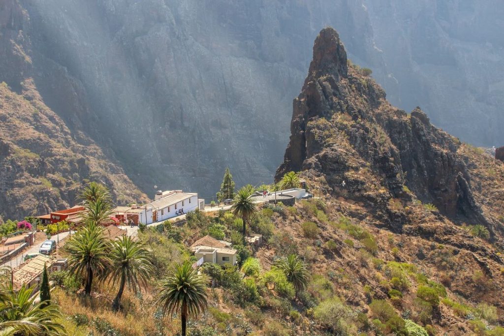 village de Masca avec montagnes