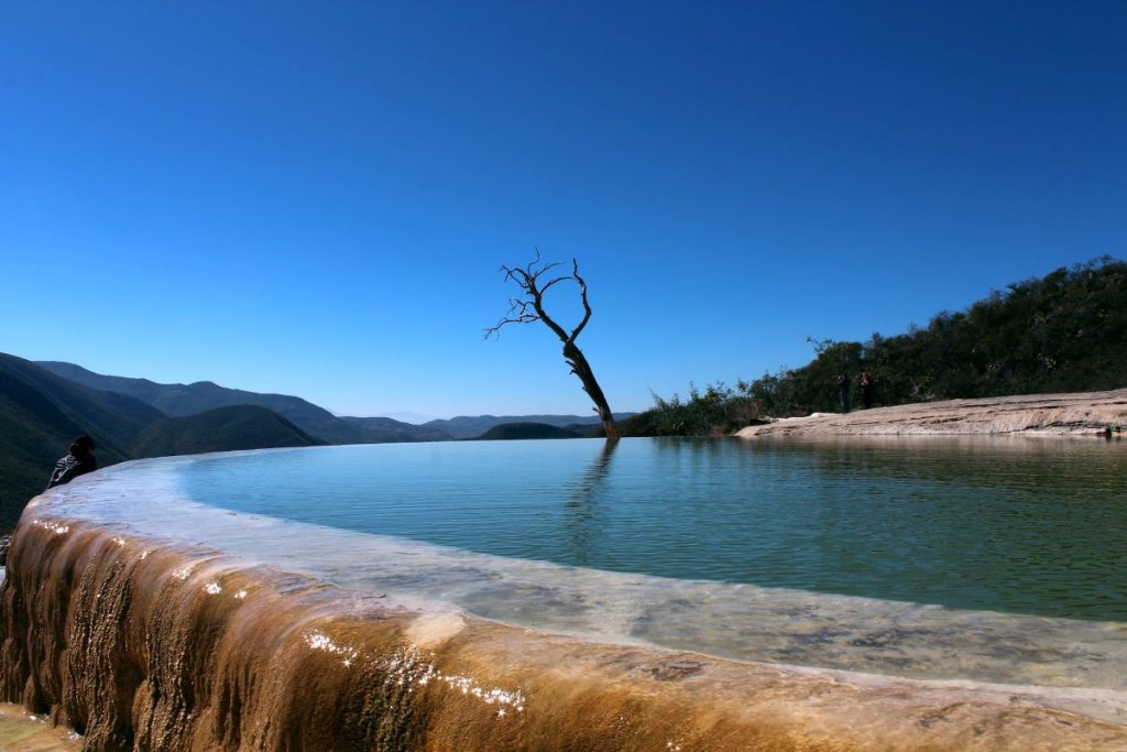 Hierve el Agua au Mexique