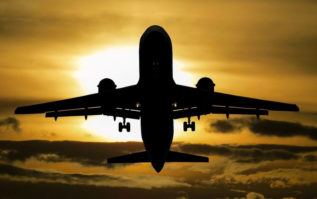 avion pour voyager en Amérique