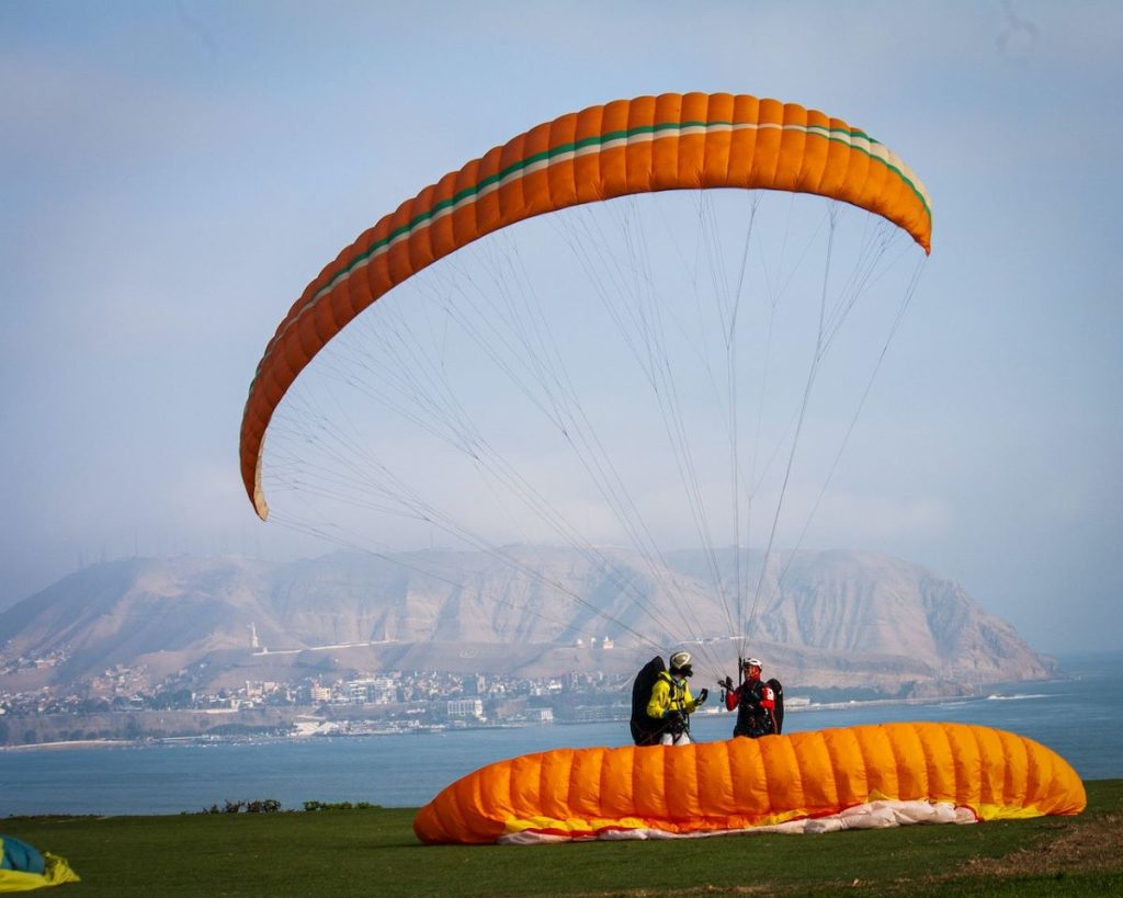 préparation saut en parachute