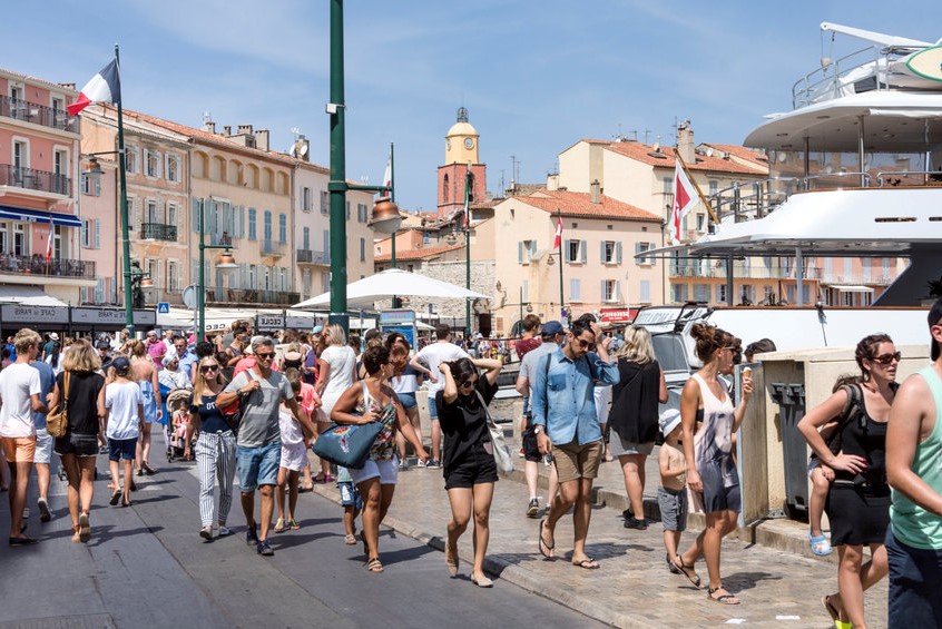 rue pietonne Saint-Tropez