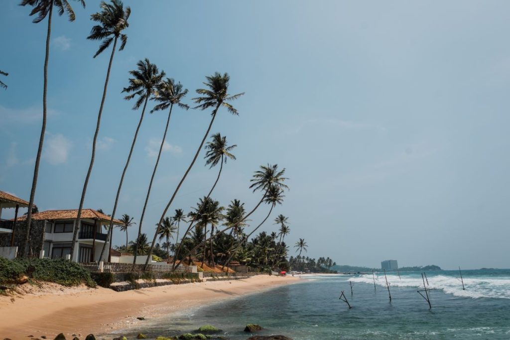 Unawatuna plage Sri Lanka