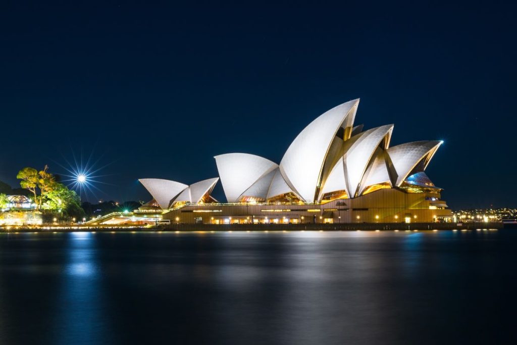nouvel an à l'opera de Sydney