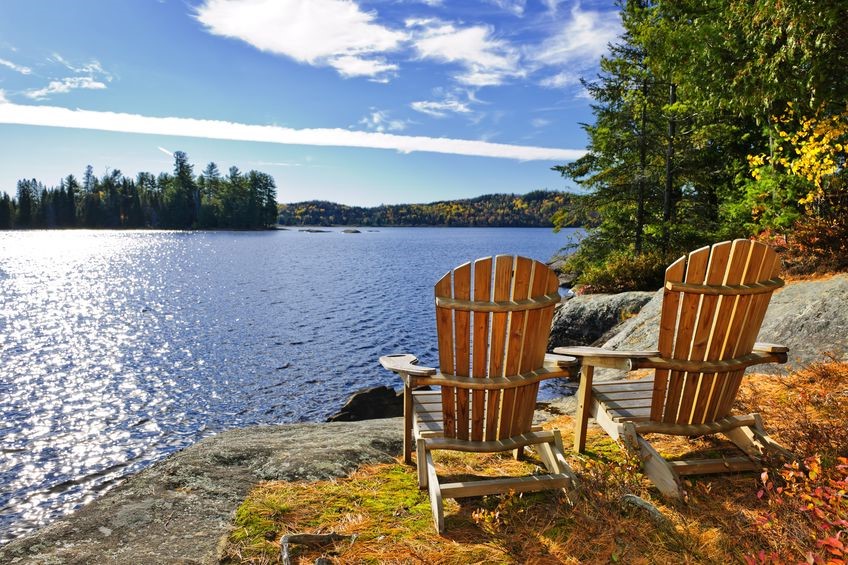 transates avec lac au Canada